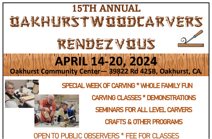 Wood Carving Events in 2024