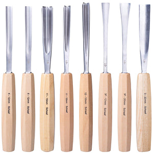 7-piece beginner wood carving set