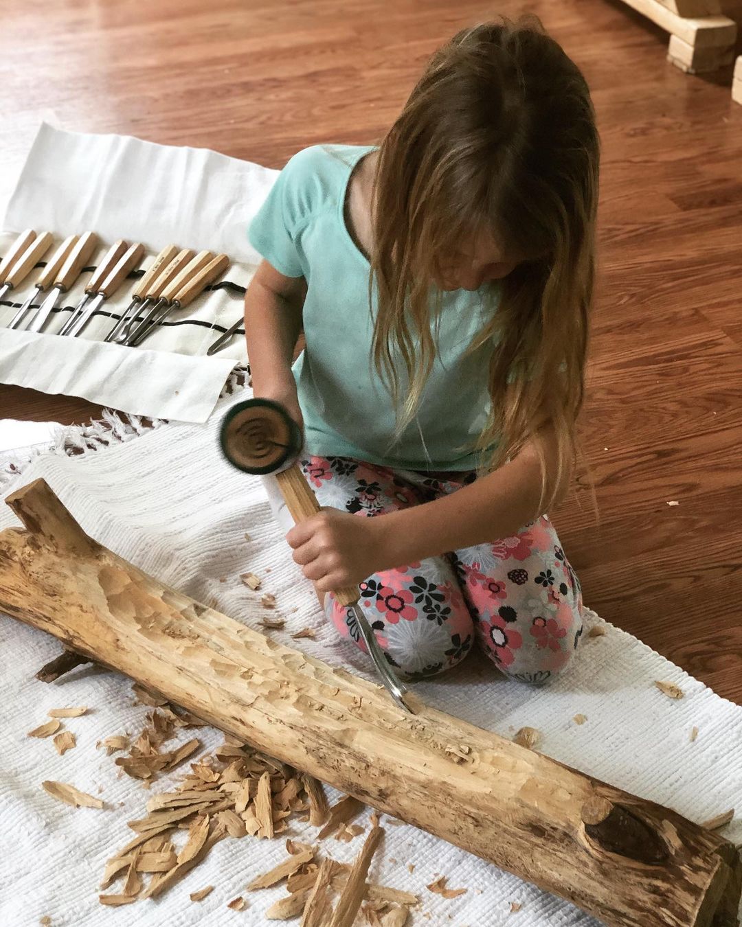 Getting Your Kids Excited About Wood Carving | An Interview with Annie Haas of The Child IS the Curriculum