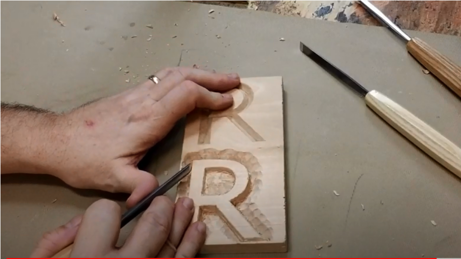 Carvable Letter R How to Carve the Letter R | Carving Letters with Schaaf Tools | Beginn