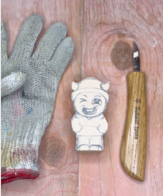 Fun Beginner Whittling Projects - Carve a Tiny Monster