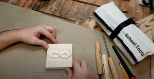 How to Carve an Infinity Symbol or Celtic Knot | Beginner Wood Carving Tutorial with Schaaf Tools