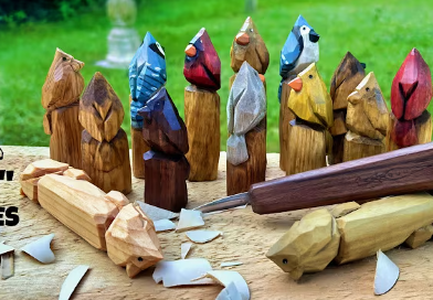 Whittling Ideas for beginners -  1x1 basswood block projects