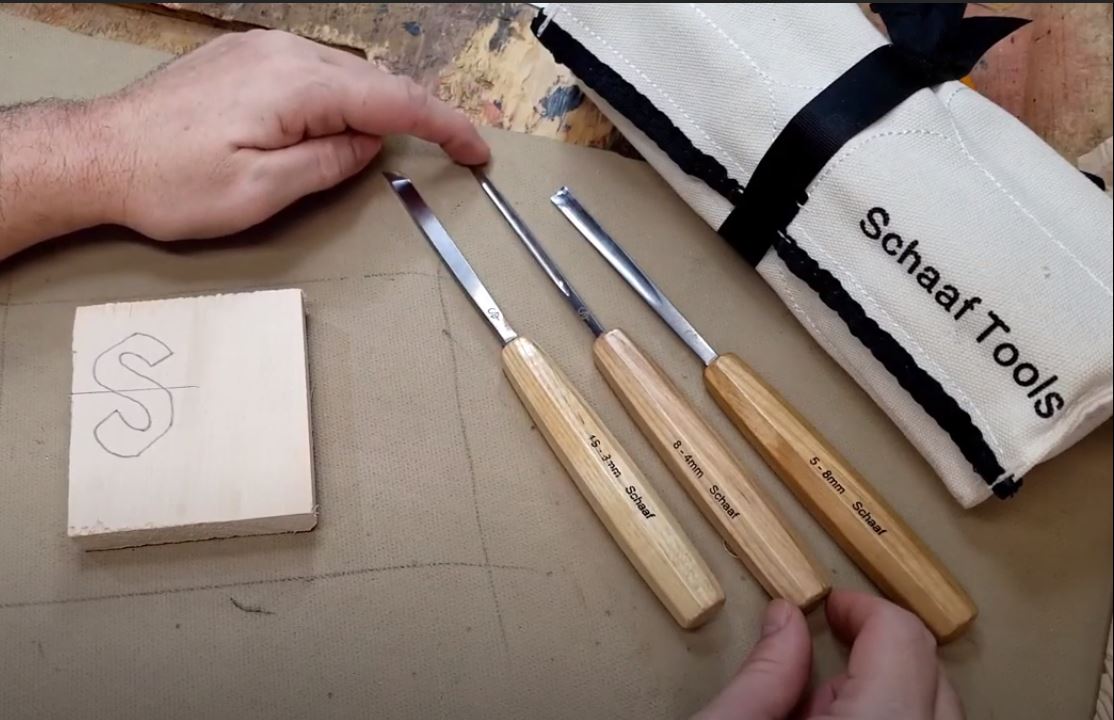 How to Carve Letters Out of Wood. The Letter 'S' | Beginner Wood Carving Tutorial