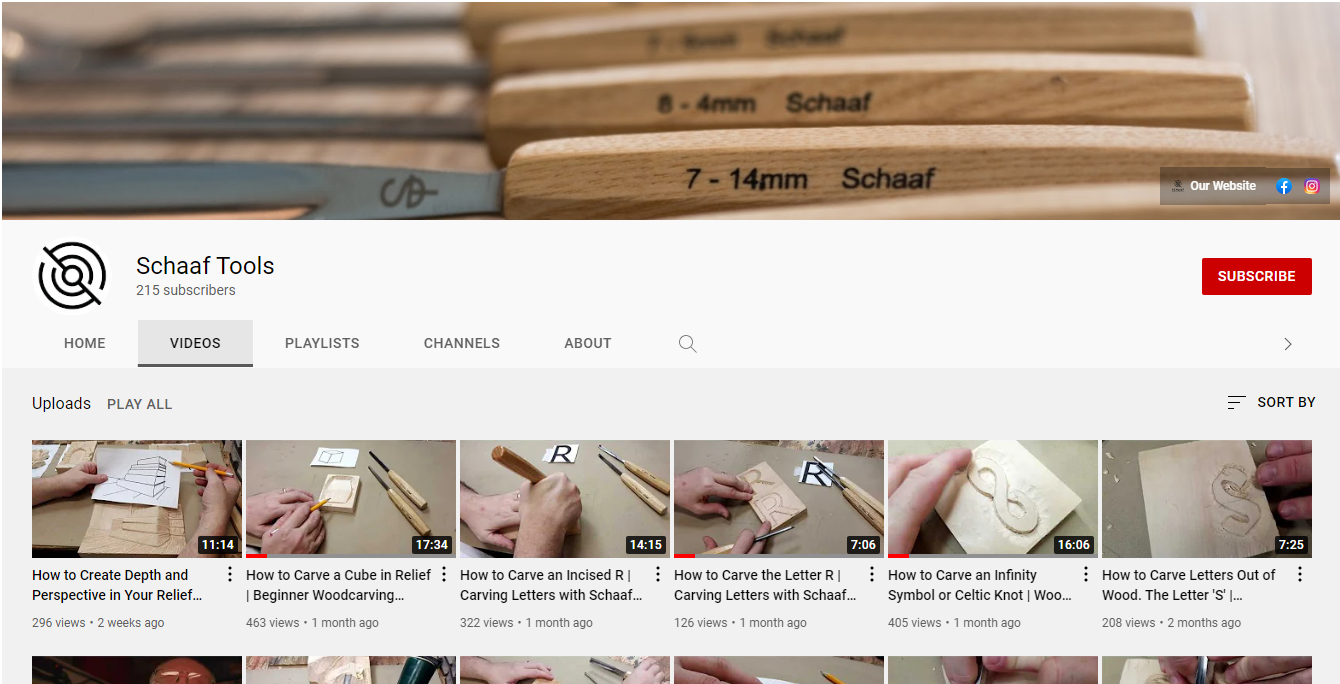 Woodcarving Tutorial Videos for Beginners