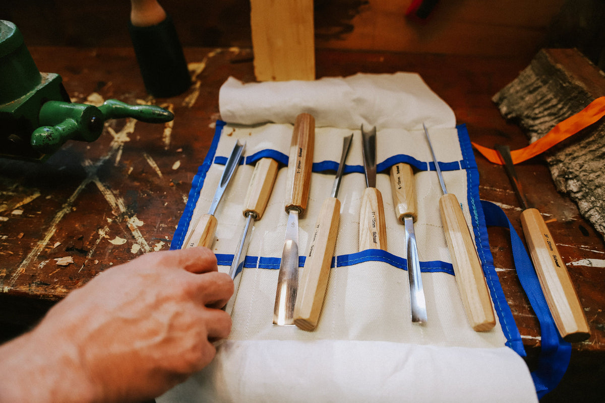 Full-Size Wood Carving Chisels & Gouges | Schaaf Tools