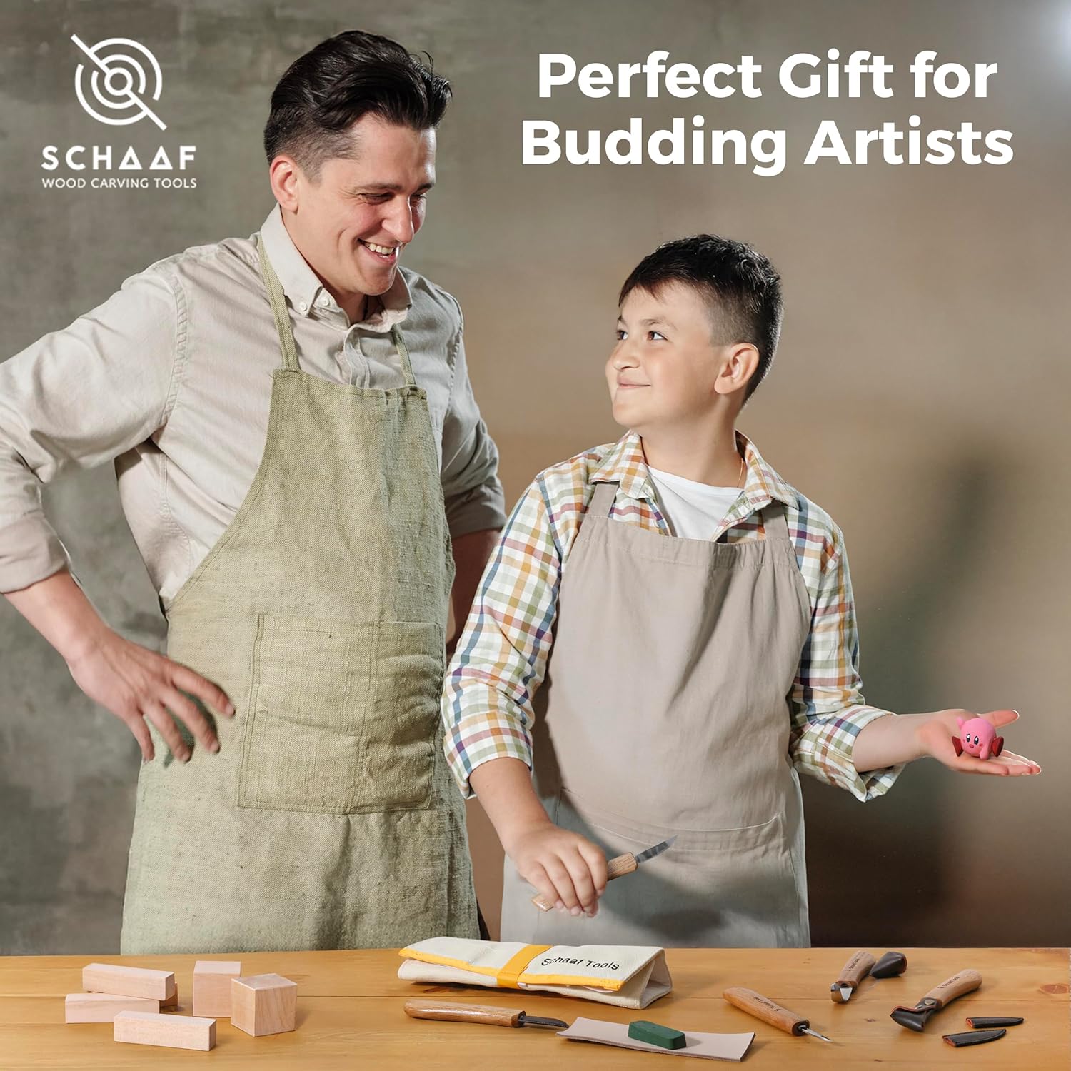 Basswood Carving Blocks 18 Pack - 2 Sizes - (1x1x4) & (2x2x2) Unfinished Smooth Wood Blocks for Carving & Whittling