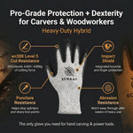 Cut Resistant Carving Gloves - Durable, Flexible en388 Level 5 Protection