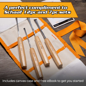 Beginner Wood Carving Sets - Full Size Gouges | Schaaf Tools
