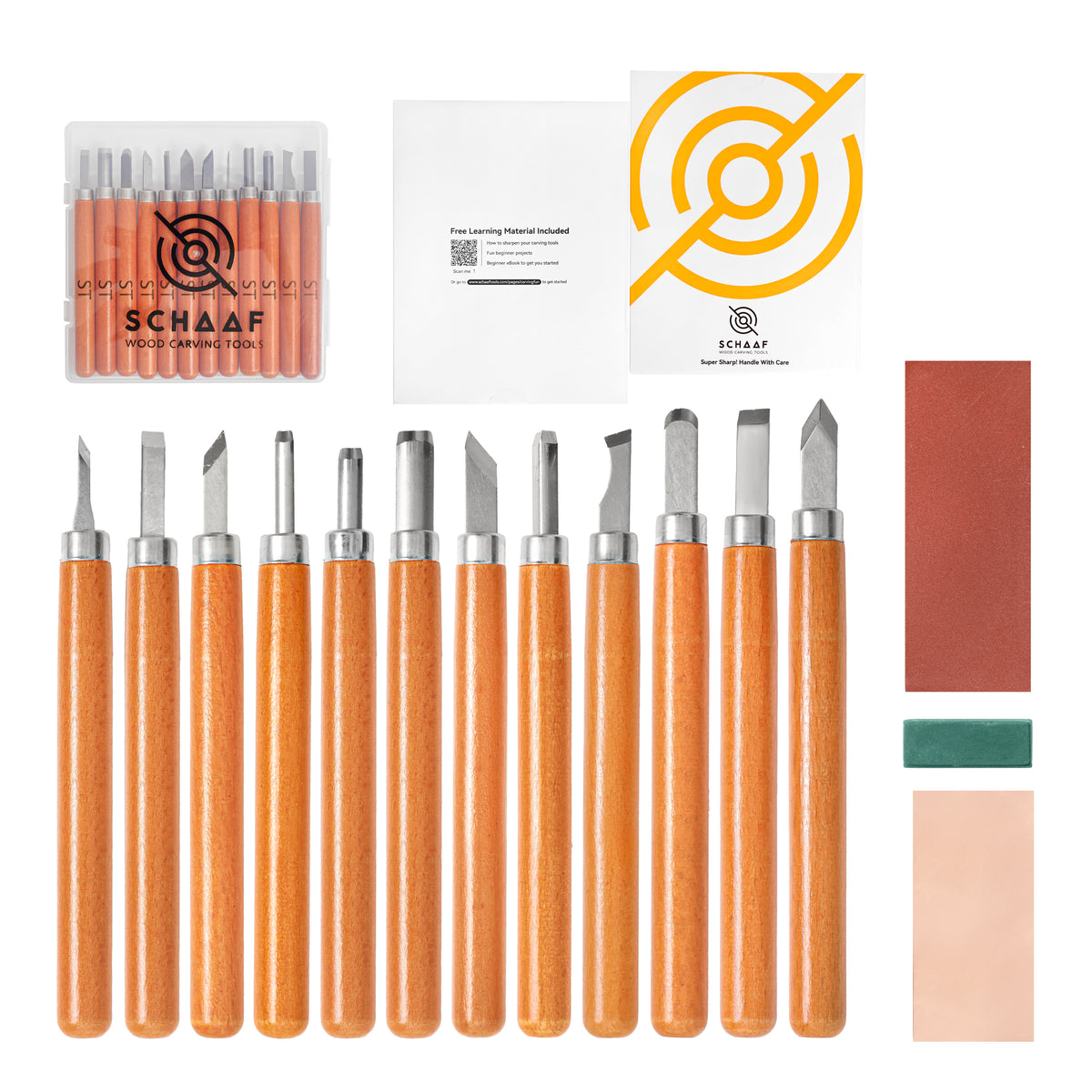 12-Piece Pen Chisels - Multipurpose Wood Carving Knives, Linocut Tools ...
