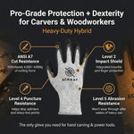 wood carving gloves