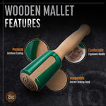 Precision Wood Carving Mallet - 15 Ounces