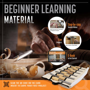 Beginner Wood Carving Sets - Full Size Gouges | Schaaf Tools