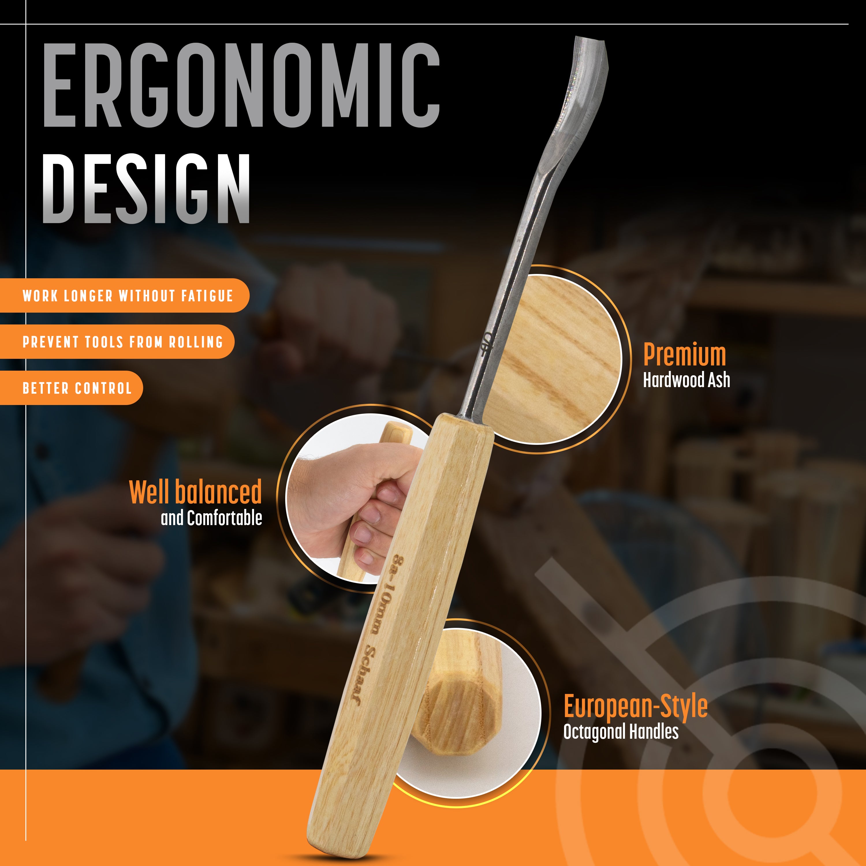12-Piece Foundation Wood Carving Set – Good Choice for Beginners