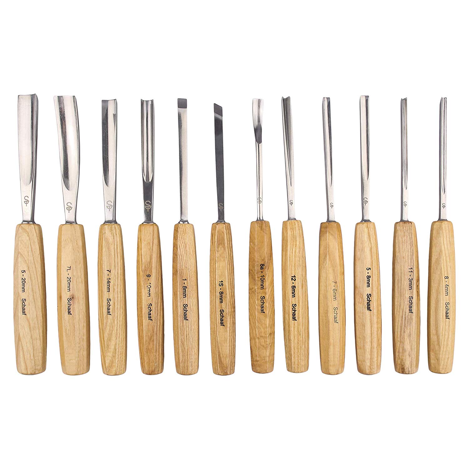 Schaaf Tools 12-piece wood carving tool set
