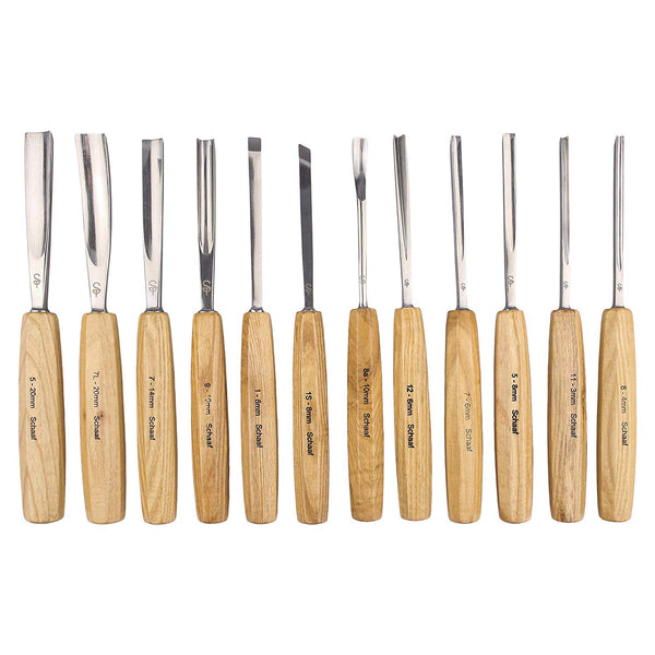 Full Size Wood Carving Tool - Set of 12