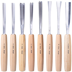 7-piece premium set of Wood carving tools